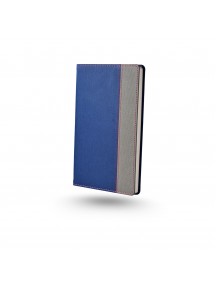 Mavi Desenli Kurumsal Termo Deri Kapaklı Tarihsiz Defter - Özel Üretim